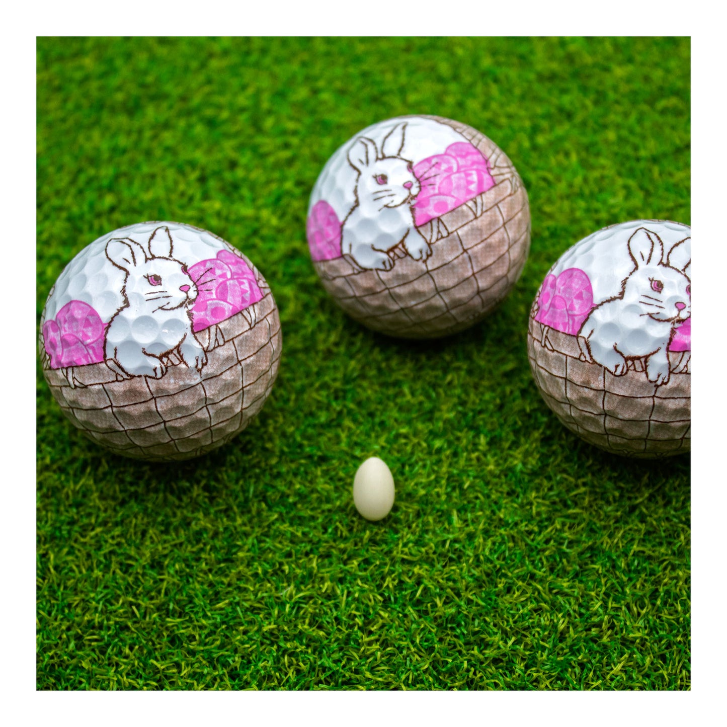 New Novelty Easter Bunny Golf Balls