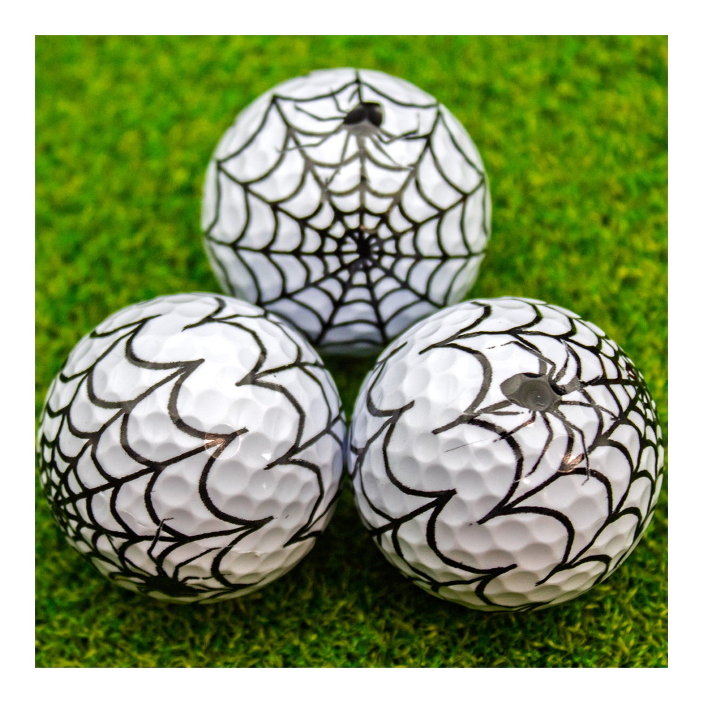 New Novelty Spider Web Golf Balls