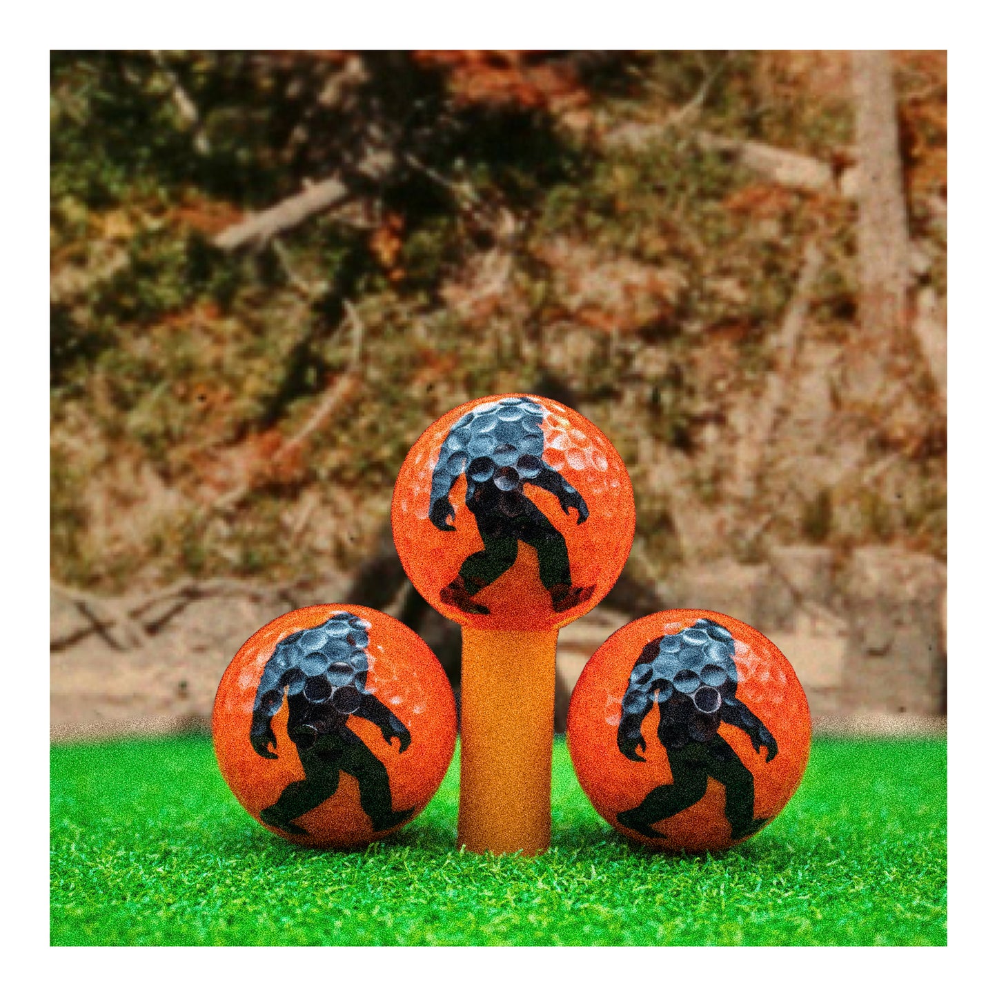 New Novelty The Bigfoot Golf Balls