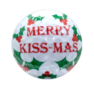 New Novelty Merry Kiss-Mas Golf Balls