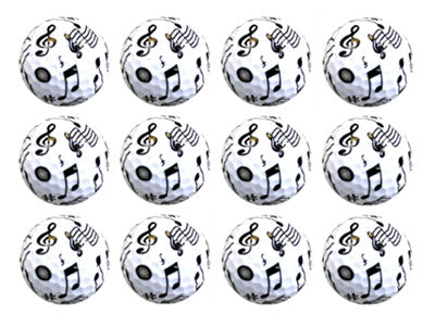 New Novelty Music Notes Golf Balls