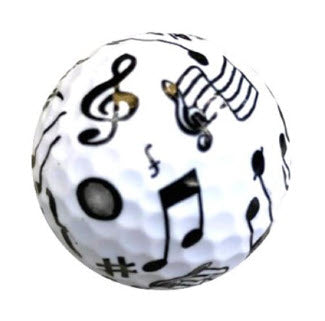 New Novelty Music Notes Golf Balls