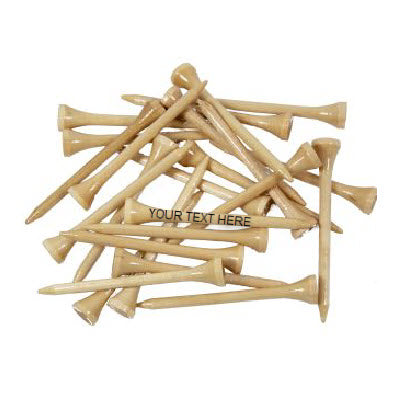 Personalized Natural Golf Tees  (New Personalized)
