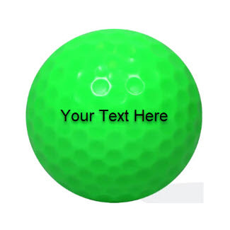 Customized Black Light Neon Green Golf Balls