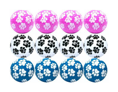 New Novelty Paw Print Mix Golf Balls