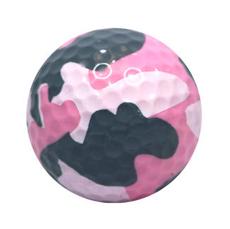 New Novelty Pink Camo Golf Balls
