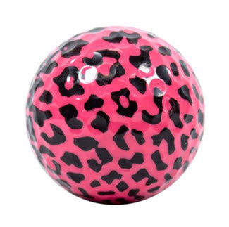 New Novelty Pink Leopard Print Golf Balls