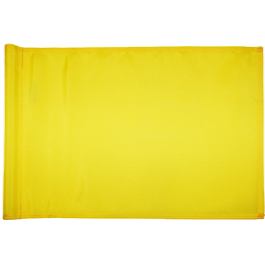 Medium Solid 14" x 19" Yellow Flag