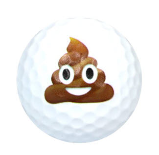 New Novelty Oh Poop! Golf Balls