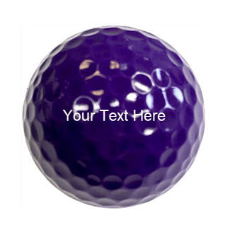 Customized Purple Golf Balls