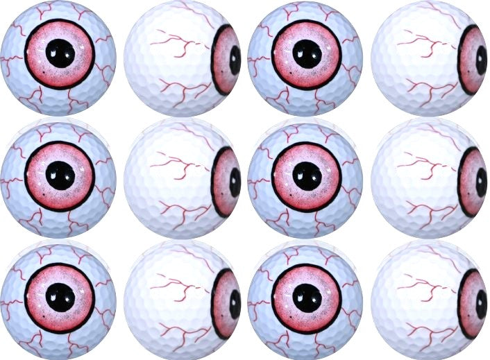 New Novelty Red Blood Shot Eyeballs Golf Balls