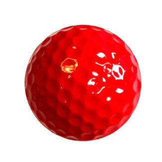 Blank Red Golf Balls - New