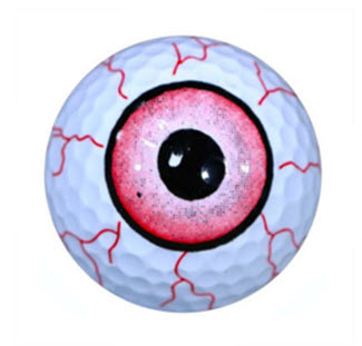 New Novelty Red Blood Shot Eyeballs Golf Balls