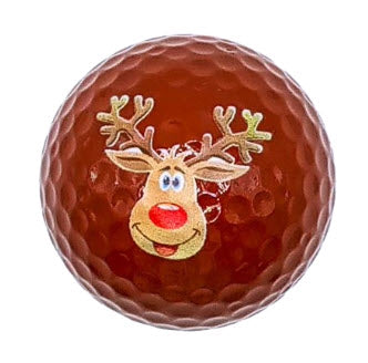 New Novelty Reindeer Golf Balls