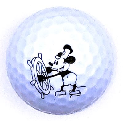 New Novelty Steamboat Willie Golf Balls