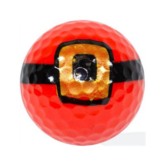 New Novelty Santa's Belt Golf Balls