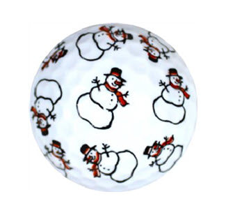 New Novelty Snowmen Golf Balls