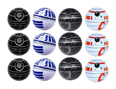 New Novelty Star Wars #1 Mix of Golf Balls
