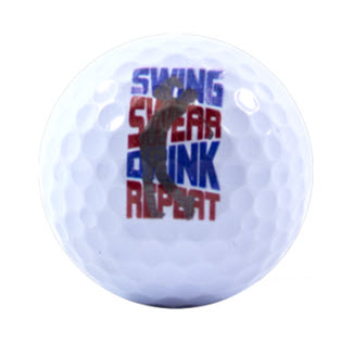 New Novelty Swing, Swear, Drink, Repeat Golf Balls