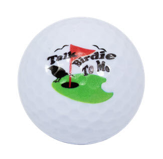 New Novelty Talk Birdie To Me Golf Balls
