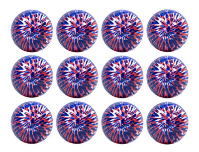 New Novelty Tie Dye Golf Balls