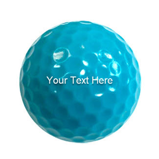 Customized Turquoise Blue Golf Balls