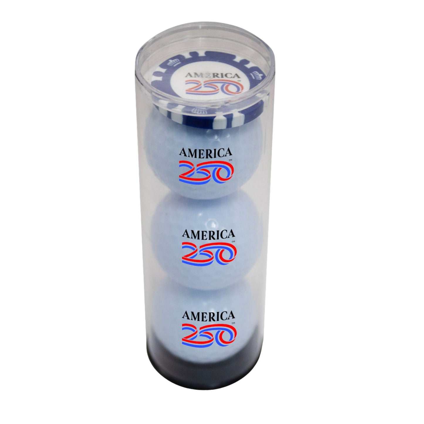 America A250 3 Ball Poker Chip Marker Set