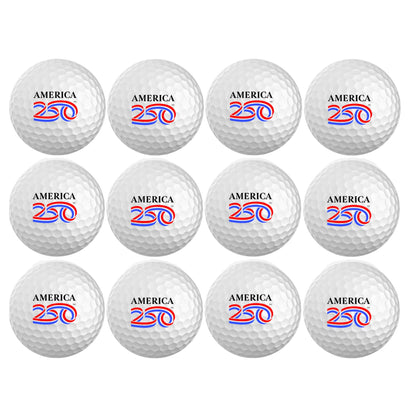America A250 12 Pack White Golf Balls