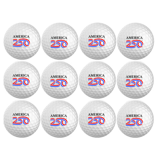 America A250 12 Pack White Golf Balls