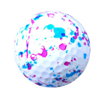 New Novelty Confetti Drip Golf Balls