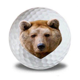 New Novelty Bear Golf Balls