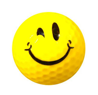 New Novelty Winky Face Golf Balls