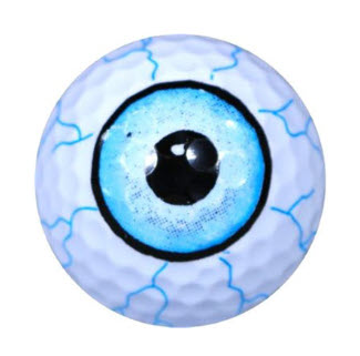 New Novelty Blue Shot Eyeballs Golf Balls