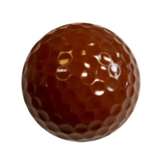Blank Brown Golf Balls - New