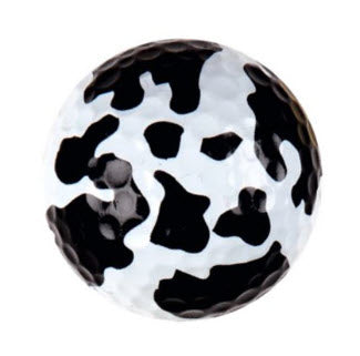 New Novelty Holstein Cow Hide Print Golf Balls