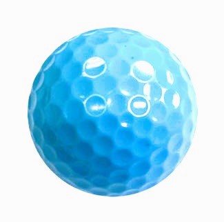 Customized Light Blue Golf Balls