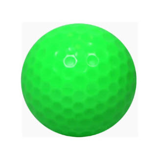 Blank Neon Green Golf Balls - New