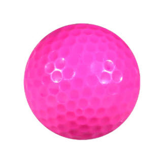 Blank Black Light Pink Golf Balls - New