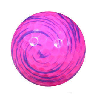 New Novelty Pink Swirl Golf Balls