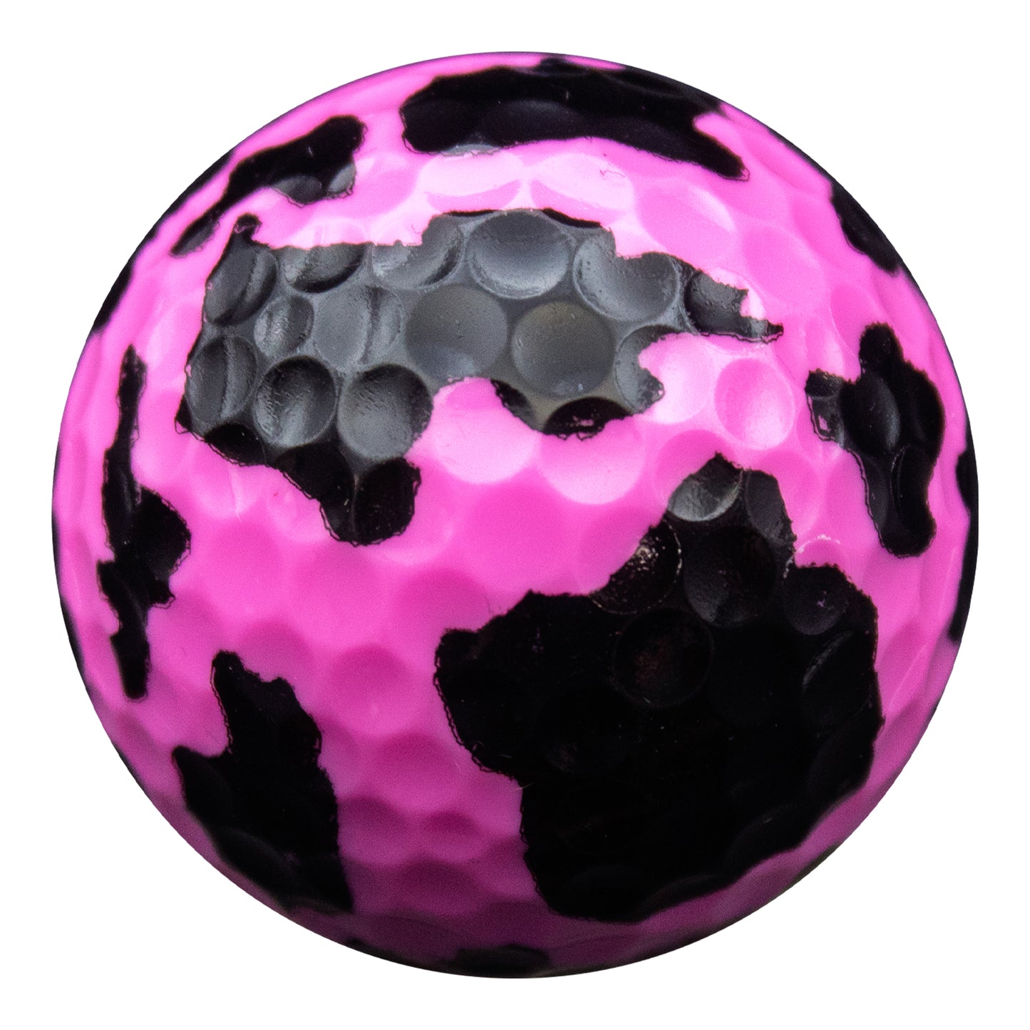 New Novelty Holstein Pink Cow Hide Print Golf Balls
