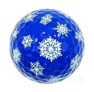 New Novelty Snowflakes Golf Balls