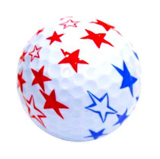 New Novelty Stars Golf Balls