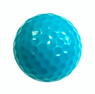 Blank Turquoise Blue Golf Balls - New