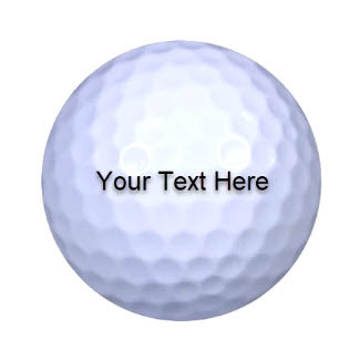 Customized White Golf Balls