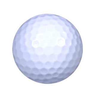 Blank White Golf Balls - New