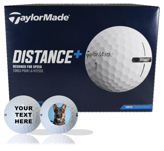 NEW TaylorMade Distance Plus Customized Golf Balls