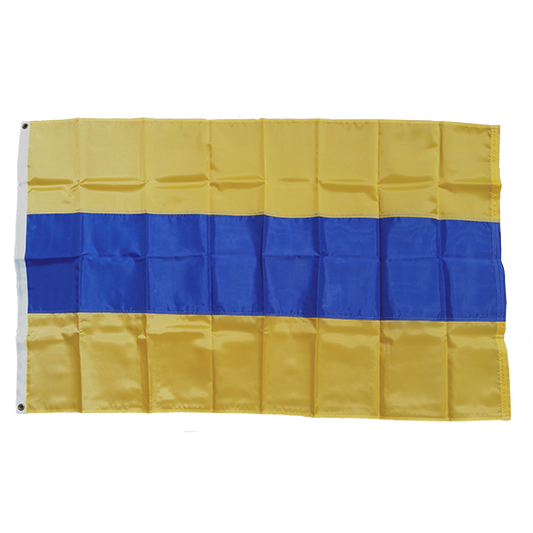 Yellow with Blue Stripe Flag (56.5in x 36in)