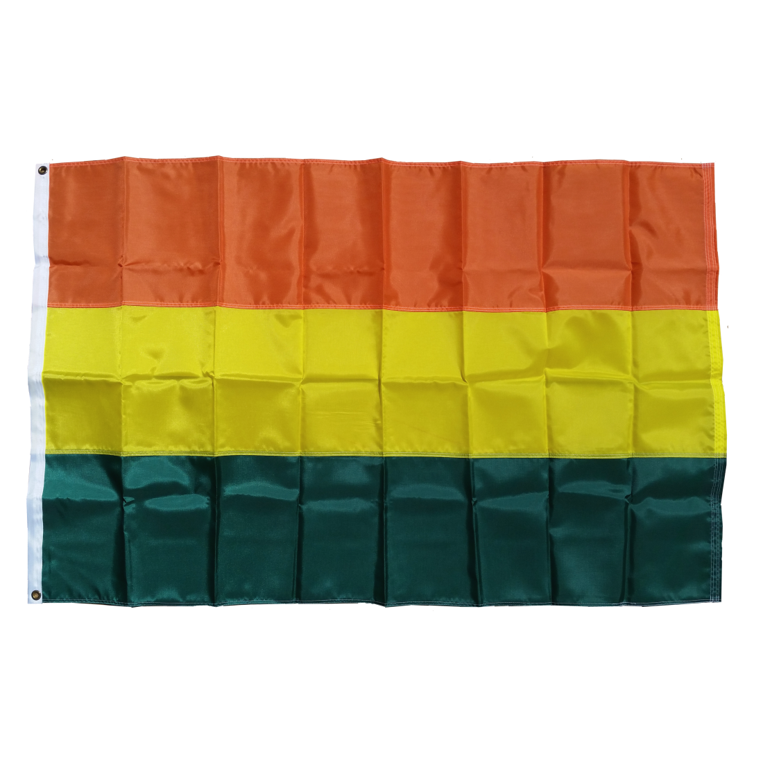 Orange, Yellow, and Green Striped Flag – AnyGolfBalls