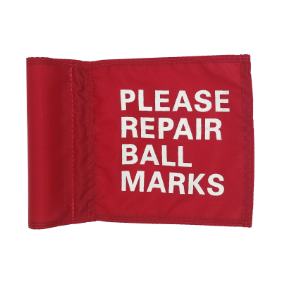 Set of 9 Jr Please Repair Ball Marks Flags