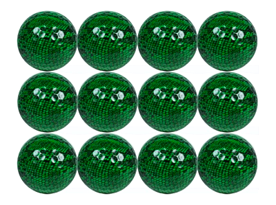 green snakeskin golf ball